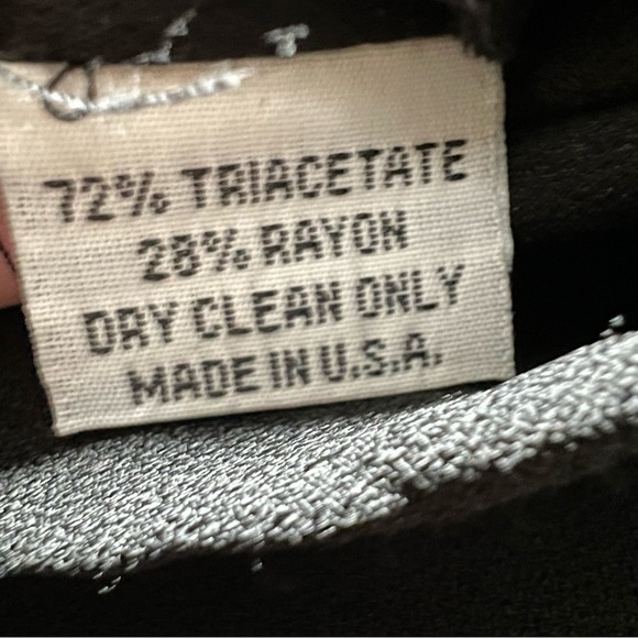 NWT ZELDA 90's Black Crepe Trumpet Meryl Maxi Skirt Size 10 - Picture 11 of 11